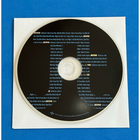 Justin Timberlake - Justified CD 2002 Jive Records R&B Dance-Pop Funk Soul - Picture 3 of 9